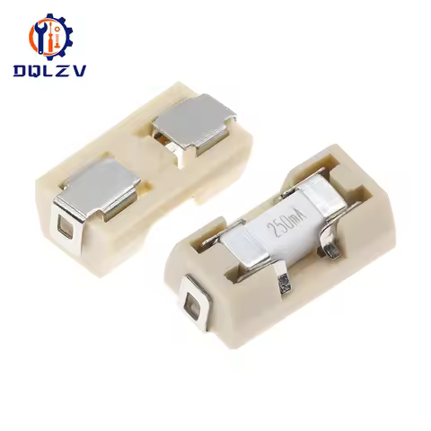 1808/2410 SMD Fuse Holder 01550900M High Temperature Resistance With 0451 Series SMD Fast Blow Fuse 