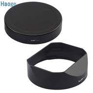 Haoge LH-X23B Square Dedicated Metal Lens Hood Shade with Metal Cap for Fujifilm Fuji Fujinon XF 23m