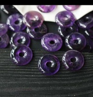 紫水晶平安扣30mm