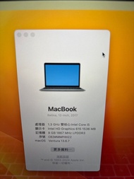 APPLE MacBook 8GB 512GB SSD (Retina, 12 英寸，2018)