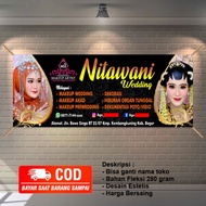 Ambil Promonya  >>  spanduk banner wedding organizer salon kecantikan kosmetik pernikahan murah
