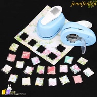 JENNIFERDZJI Stamp Border Punch, Stamp Shape Punches Maker Embossing|Stationery Hole Puncher Paper C