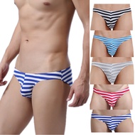 Striped Men Underwear Men Sexy Briefs Underpants Soft Pouch Bikini Briefs Men Jockstrap Man Panties