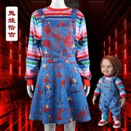 halloween costume for women halloween costume Halloween Chucky-Inspired Ghost Doll Cosplay Costume -