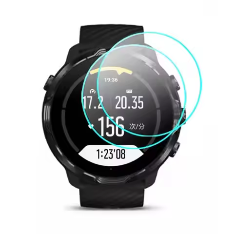 2Pcs Clear Tempered Glass For SUUNTO 7 9 Baro 9 PEAK Pro 5 3 Fitness D5 DX SmartWatch Screen Protect