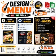 {pdf} Design Menu PDF | Design Menu Makanan Minuman | Menu Kedai Cafe Restoran | Siap 24 Jam