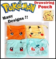 ★Pokemon Go Drawstring Pouch Bag★ figurine★ toy★ plush★ tsum tusm★children bag★storage bag★Pencil case★kids★NEW