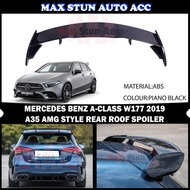 MERCEDES BENZ A-CLASS W177 2019 A35 A45S AMG STYLE REAR ROOF SPOILER WING WITH PAINT (PIANO BLACK) A