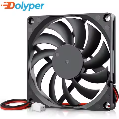 3d Printer Fan 8010 2pins 80mm 80x80 x10 mm Cooling Fan 3d Printer Board Radiator DC 12V 24V 2P XH2.