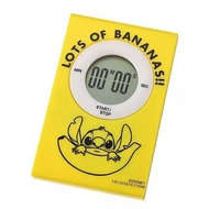 日本 Disney Store 直送 LOTS OF BANANAS 香蕉系列  Lilo &amp; Stitch 扮嘢小魔星 Stitch 史迪仔秒錶 / 計時器 / Stopwatch / Timer