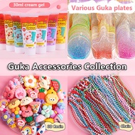 Large quantity and cheap price DIY Goo card Guka Accessories Collection Guka Set Cream Gel DIY Mater