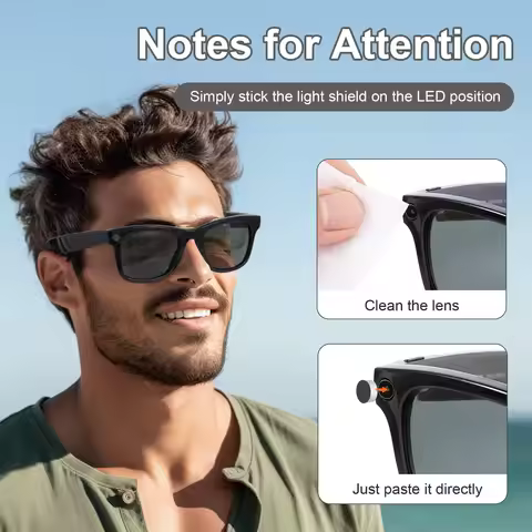 For Meta Wayfarer RW4008/RW4006 Skyler RW4010 RW4009/RW4009F Smart Glasses Shading Sticker
