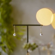 Akoya海水珍珠耳環 18K金 日本珍珠