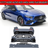 READY STOCK For V177 A200 A250 A35 A45s AMG FullSet Bumper BodyKit