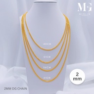 Merlin Goldsmith 22K 916 Gold (2mm) DG Chain