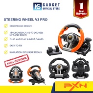 PXN Steering Wheel V3 Pro Racing Game With Brake Pedal
