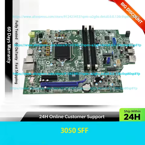 For Dell Optiplex 3050 SFF Motherboard CN-0GG04X 0GG04X LGA1151 DDR4 Mainboard, 100% Tested Fully Wo