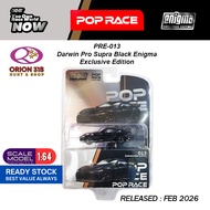 Pop Race 013 Darwin Pro Supra Black Enigma Exclusive Edition PRE013 Toyota Diecast Car Scale 1/64