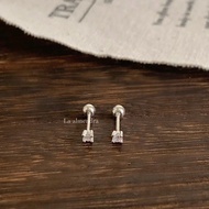 S999 Sterling Silver Small Zircon Stud Earrings P128 Earring Stud