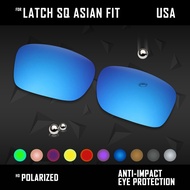 Lenses Replacements For Latch SQ Asian Fit OO9358 55mm Sunglasses Polarized - Multi Colors