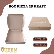 PIZZA BOX 25 KRAFT | PIZZA Box | PIZZA BOX | KRAFT CARDBOARD