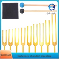 [quietnight.ph] Tuning Forks Set 9Pcs 174/285/396/417/528/639/741/852/963Hz Tuning Fork, Sound Heali