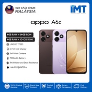 OPPO A6c Smartphone | Unisoc T7250 | 6.75" IPS LCD Display | Single Camera 13MP | 7000 mAh Battery