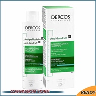 200mL Vichy Dercos Anti Dandruff Shampoo Flakes Normal Oily Hair Scalp Itchy（Vichy Green Label ）