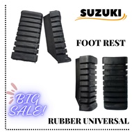 Motorcycle Front Footrest rubber universal for SUZUKI Smash 115 Color Black Motorcycle Accessories