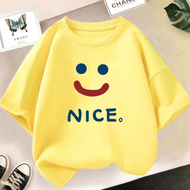 Kaos Anak Nice Smile Atasan Anak Usia 2-12Th Baju Lengan Pendek Oblong Distro Anak Tshirt Pakaian An