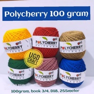 (Part 1) Polycherry Onitsuga Polyester Yarn Yarn Crochet