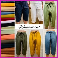 ⭐ ✟ Tokong 3/4 Trendy Urban Bohemian Streetwear Summer Beach Casual  Pants for Men freesize plussiz