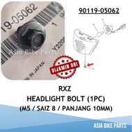 Yamaha Original RXZ Seal Guard Bolt with Washer Getah Arm / Headlight Screw Lampu Depan Saiz 8 - 901