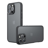 XUNDD Casing Compatible for i Phone 16 / PRO / MAX Slightly Frosted Hard PC Transparent Casing Full
