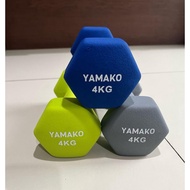 Yamako Vinyl Dumbell 4kg Yamako Vinyl Coating Dumbbell 4kg
