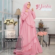 gamis syari ainun ceruty ceruti - anela pinkpeach