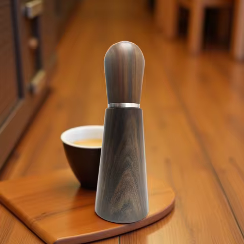 Coffee Stirrer Needles Espresso Distribution Tools Natural Wood Handle WDT Tools with Stand Espresso