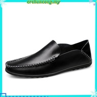 Ready to send|OPGP] Men's mens tomaz backless Loafer Casual Cow Leather Doug Boat Driving Shoes Slip