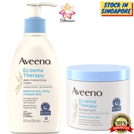 Aveeno Eczema Therapy Daily Moisturizing Cream 354ml / Itch Relief Balm, 312g For Sensitive Skin