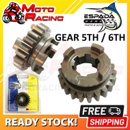 Y125Z 125ZR RACING GEAR 5TH 6TH 22T 23T GEARBOX GEAR BOX GIGI ESPADA OKO IKK 125Z Y125ZR