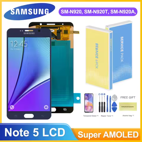 AMOLED Screen for Samsung Galaxy Note5 N920 N920F Lcd Display Touch Screen Digitizer Assembly for Sa