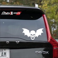 BLIGHOO Vampire Skull Sticker Cutting Sticker Body Accessories Car Glass Vampire Skull Cool