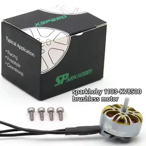 SPARKHOBBY XSPEED 1103 8500KV 9MM 2 inches FPV Brushless Motor 9N12P 1.5mm Shaft For DIY HQprop 65mm