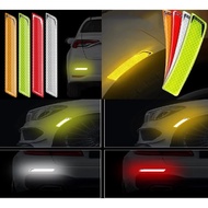 2PC Car Reflective Strip Reflector Sticker Film Tape Warning Arrow Mark Safety Kereta Moto