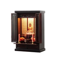 Solid Wood Buddha Niche with Door Buddha Cabinet Guanyin God of Wealth Cabinet Altar Modern Guan Gon