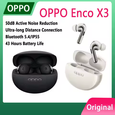 Original OPPO Enco X3 Bluetooth 5.4 50dB Active Noise Reduction Ultra-long Distance Connection 43H B