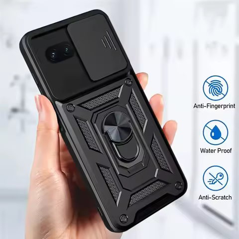 Slide Window Case For VIVO V70 IQOO 15R Magnetic Ring Armor Hard Silicone Cover For VIVO V70 IQOO 15