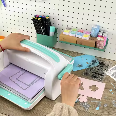 Foldable A4 Size Manual Die Cutting Embossing Machine DIY Handmake Tools For Scrapbooking Art Craft 