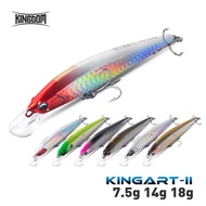 Kingdom Sinking Minnow Fishing Lures 70mm 90mm 110mm Long Casting Jerkbaits Wobblers Artificial Hard