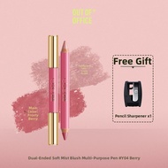 out of Office Double-Ended Blush Multi-Use Pencil OOO Contouring Matte Highlighting Expanding Shrink